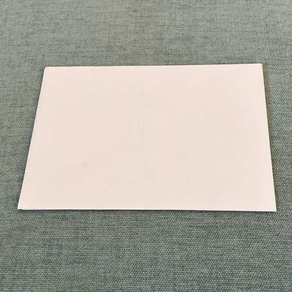 Colonial Williamsburg Blank Card, Letter M